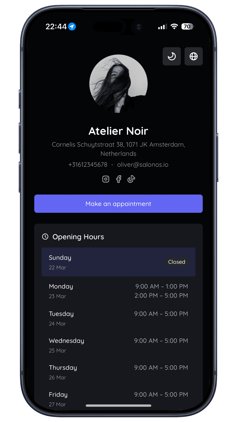 Indigo booking page