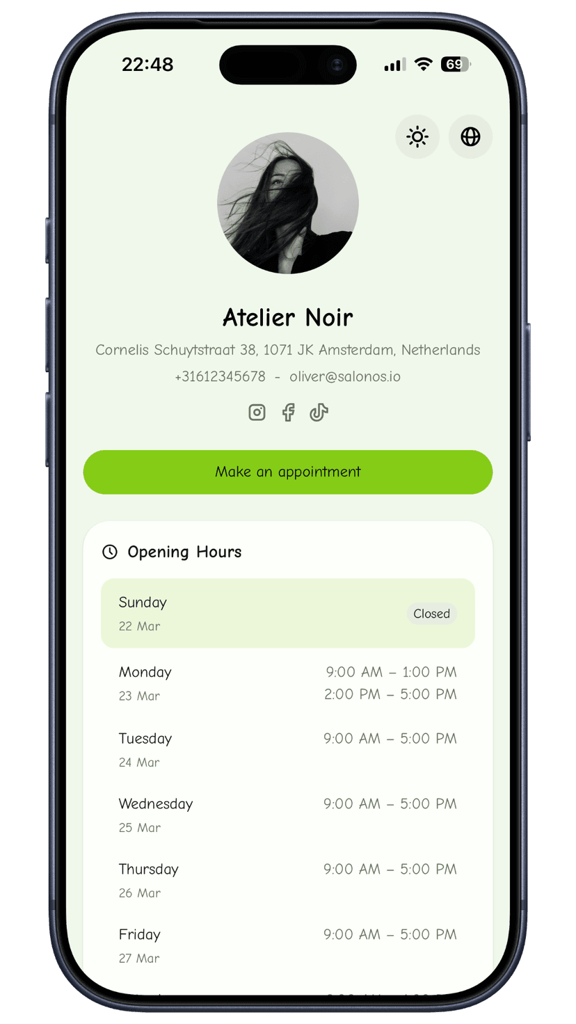 Lime booking page